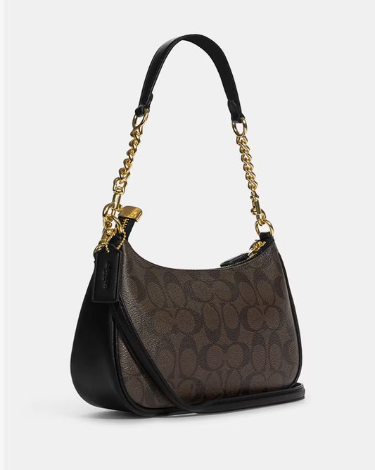 Coach Teri Shoulder Bag In Signature Canvas B2G1