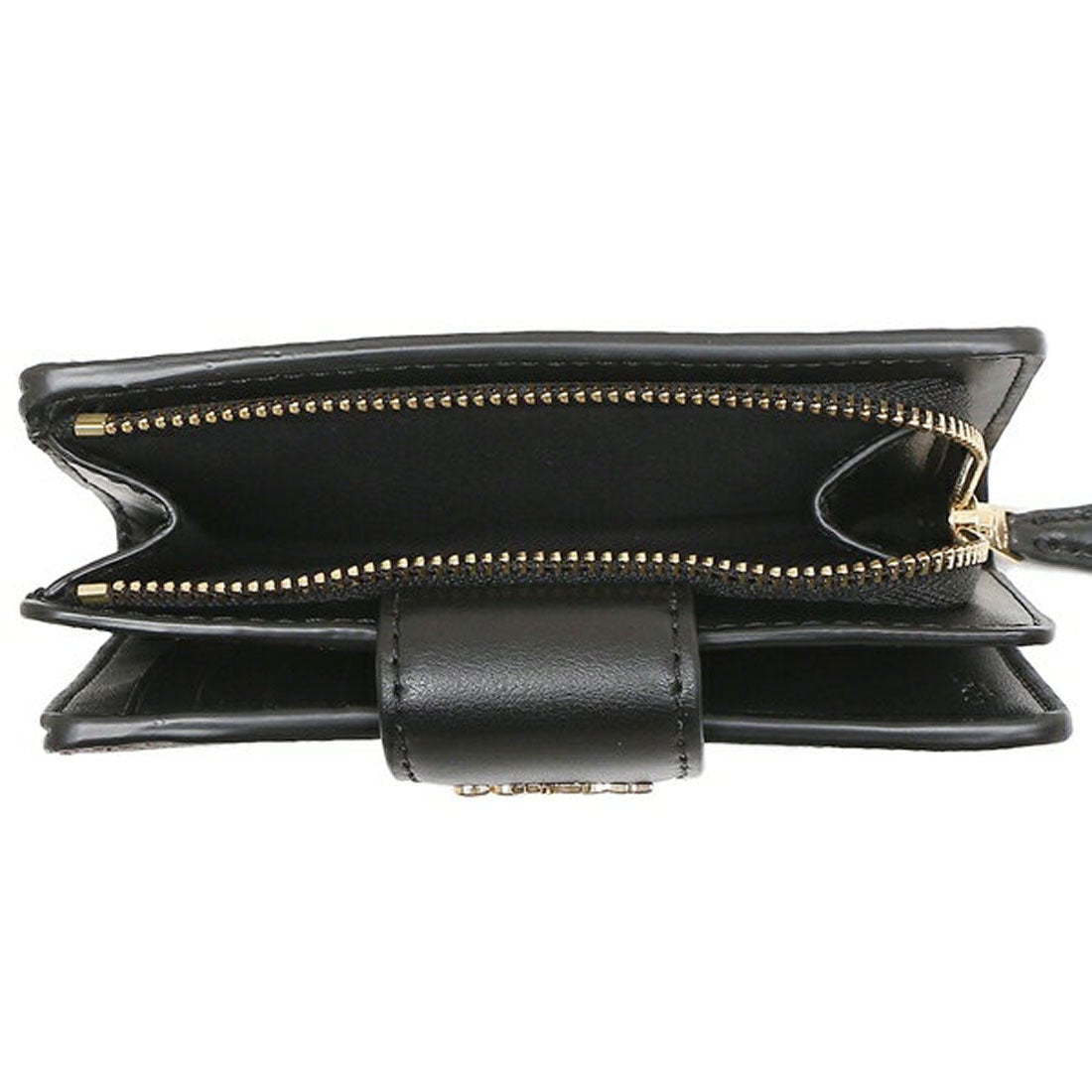 Coach Medium Corner Zip Wallet In Signature Canvas dark brown