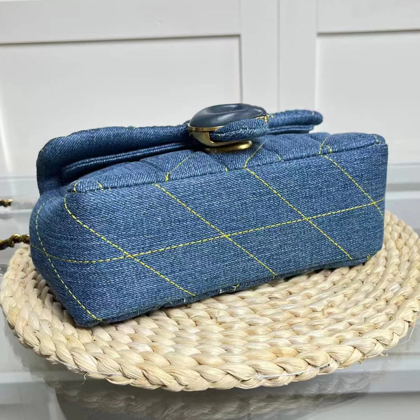 Coach Quilted Tabby Shoulder Bag Denim