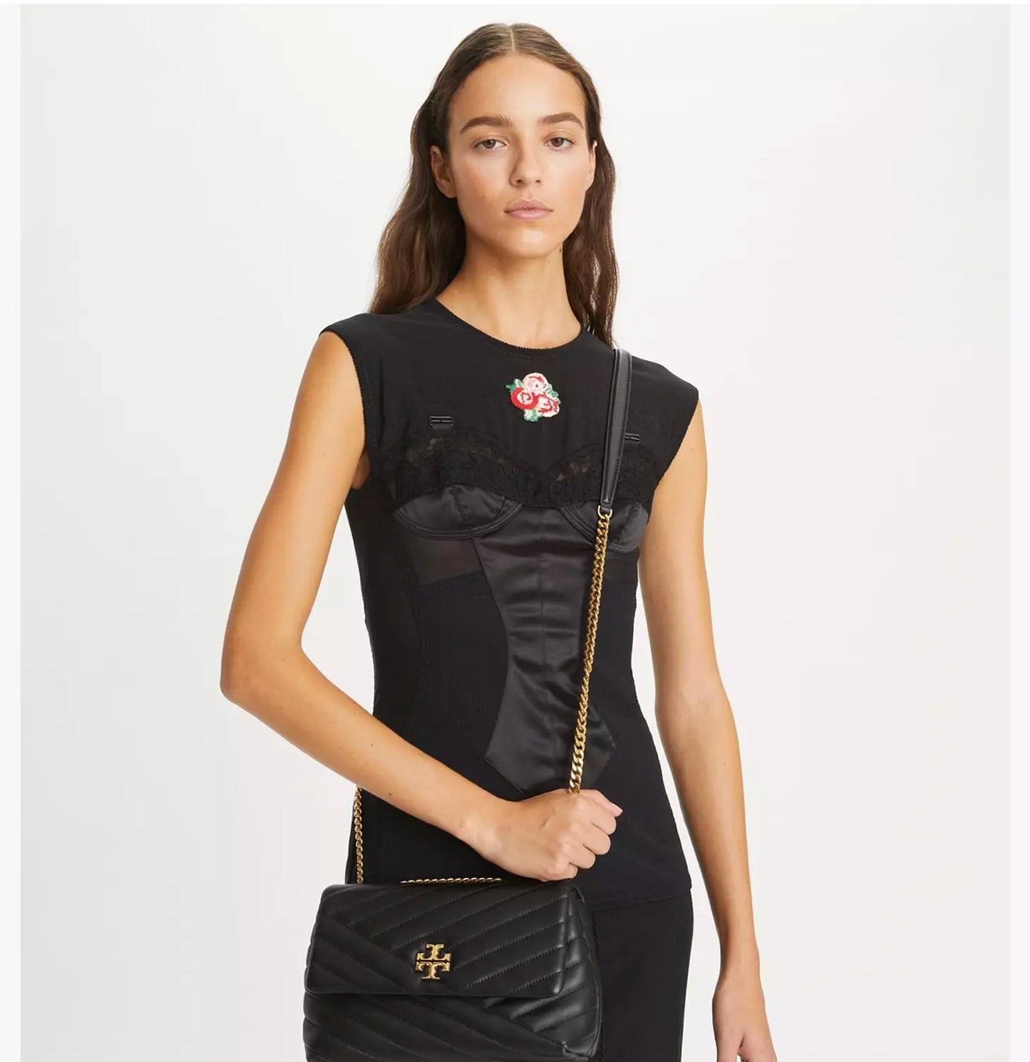 Tory Burch Small Kira Chevron Convertible Shoulder Bag