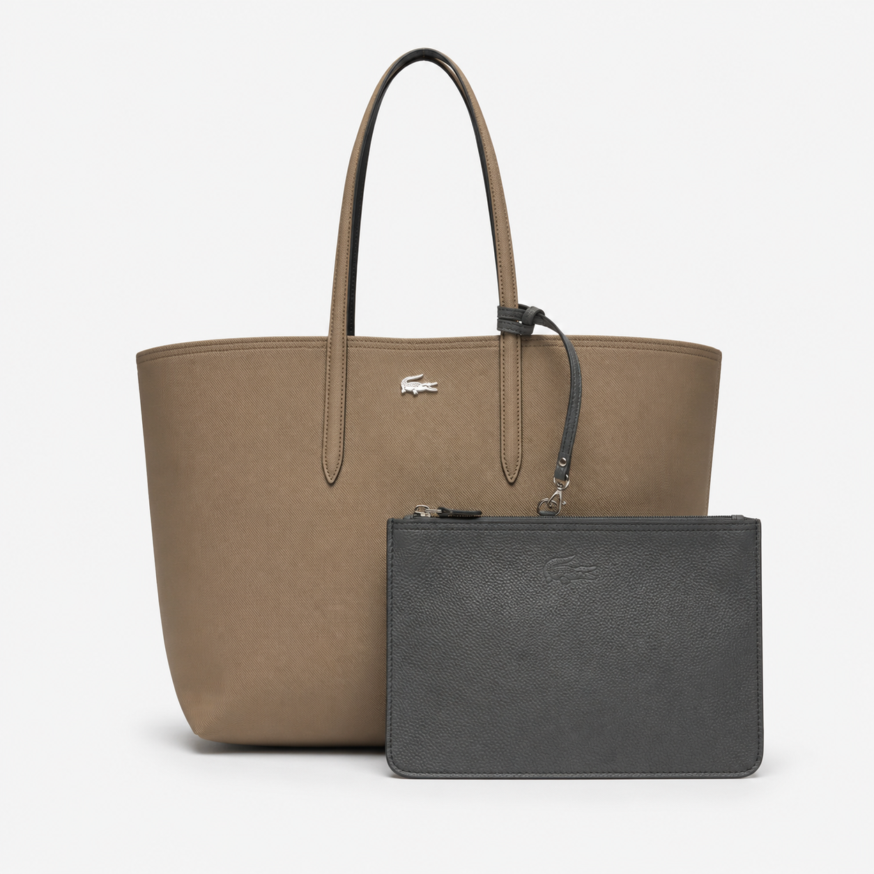 Lacoste Anna Reversible Tote With Pouch