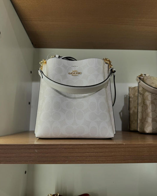 Coach Mollie Bucket Bag 22 In Signature Canvas