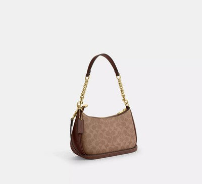 Coach Teri Shoulder Bag In Signature Canvas