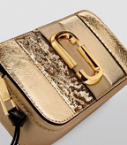 The Marc Jacobs Snapshot Cross-Body Bag Patchwork Metallic Gold