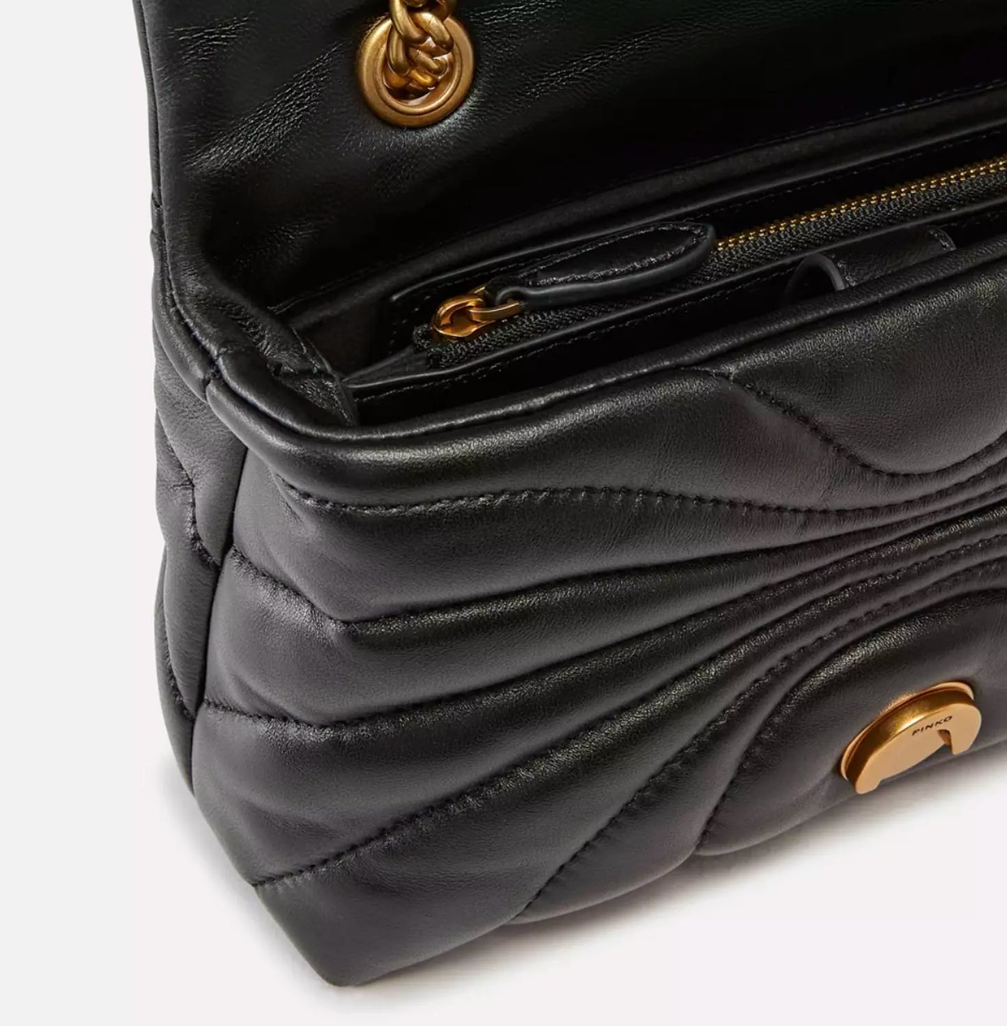 Pinko Love Bag Puff Butterfly mini nappa leather crossbody bag