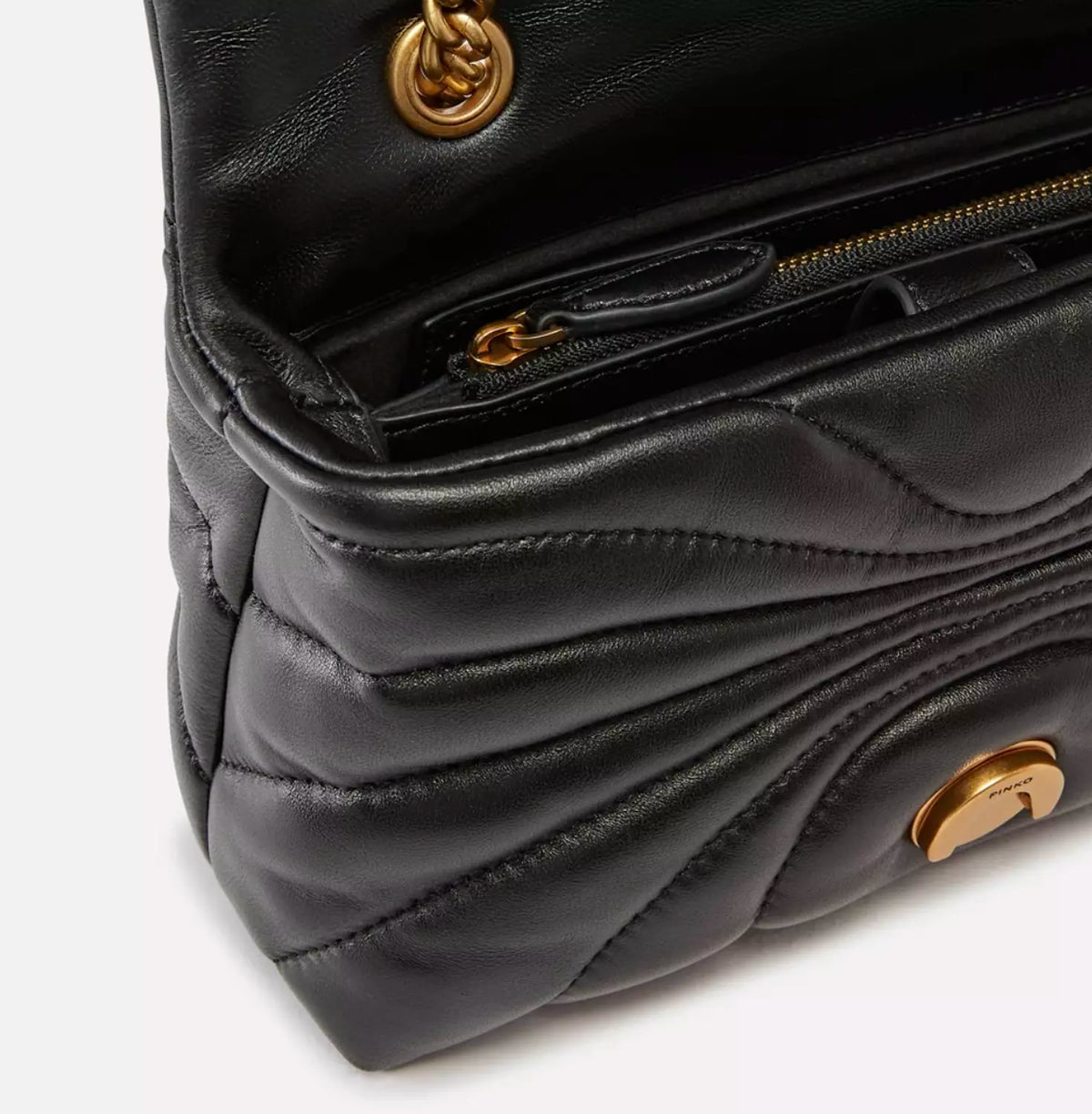Pinko Love Bag Puff Butterfly mini nappa leather crossbody bag