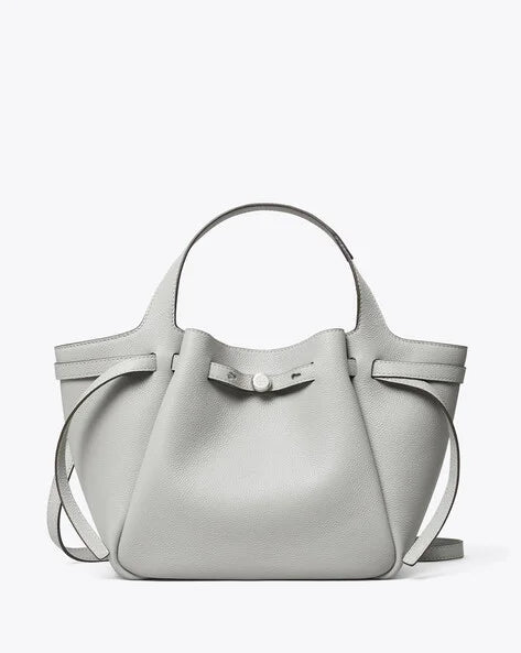 Tory Burch Romy Pebbled Satchel Bag