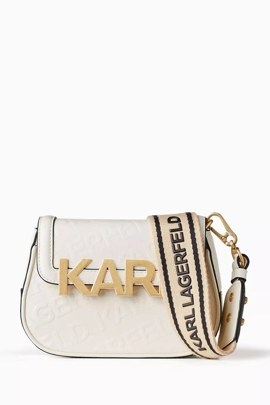Karl Lagerfeld Paris Letters Embossed Crossbody