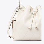 Tory Butch Charlie Quilted Drawstring Shoulder Bag