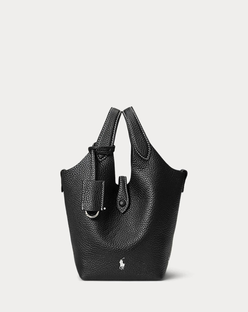 Ralph Lauren Polo Play Small Leather Tote & Crossbody