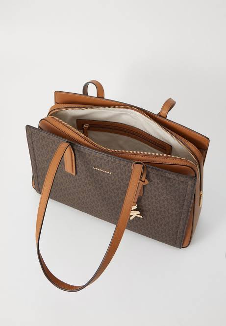 Michael Kors Laila Medium Signature Logo Tote Bag