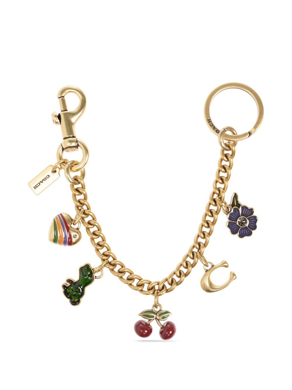 Coach Motif Chain Bag Charm