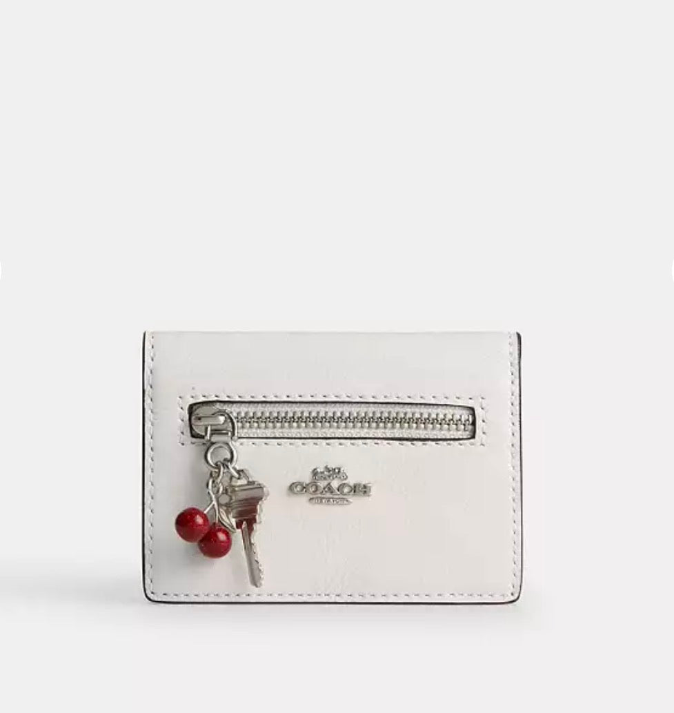 Coach Card Case With Charms