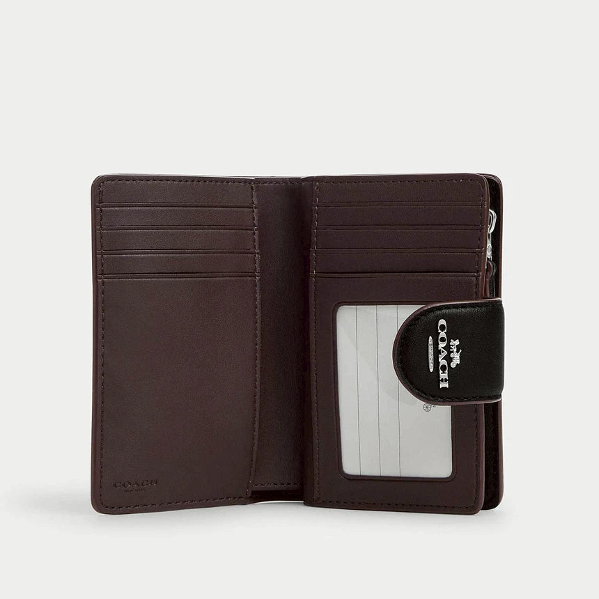 Coach Medium Corner Zip Wallet In Signature Leather