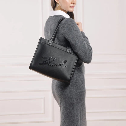 Karl Lagerfeld -Skuare Grainy Medium Tote Bag