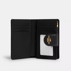 Coach Medium Corner Zip Wallet In Signature Canvas dark brown