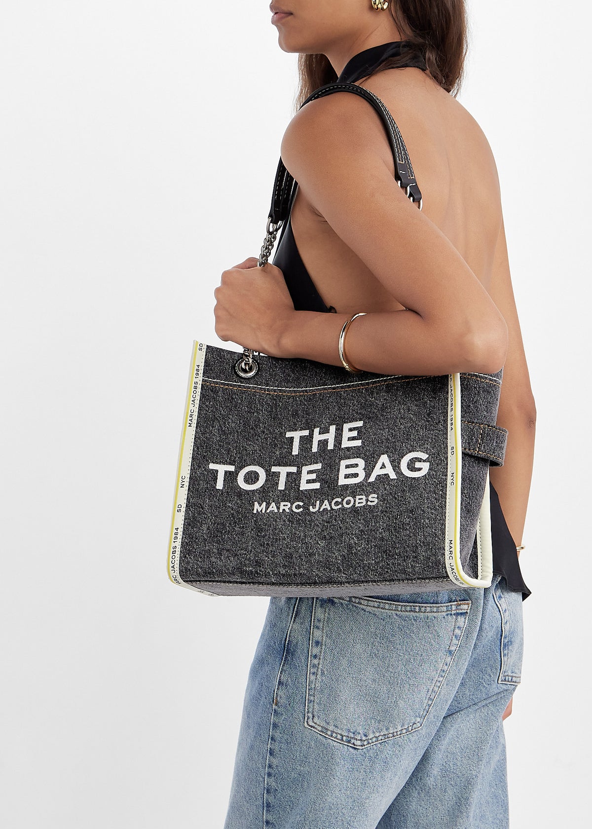 Marc Jacob - The Denim Chain medium tote bag