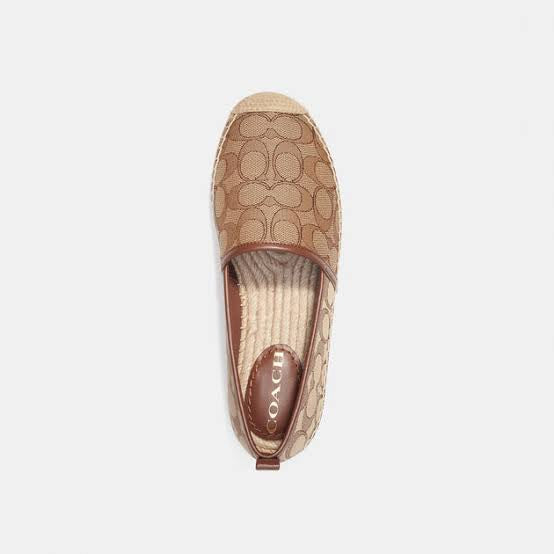 Coach Codi Espadrille In Signature Jacquard