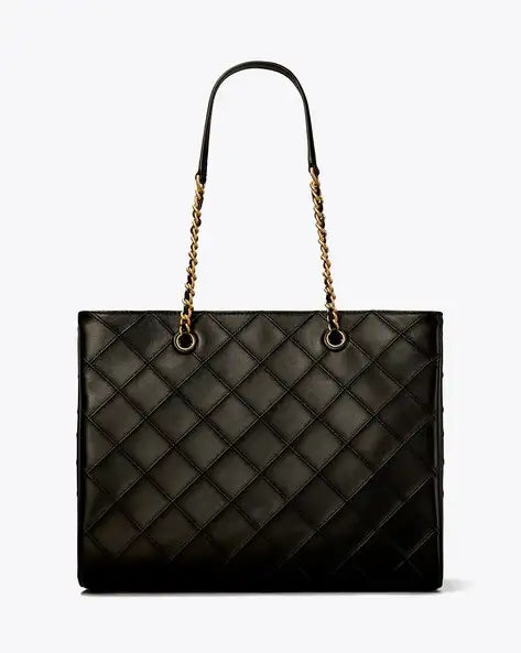Tory Burch Fleming leather tote bag - Black
