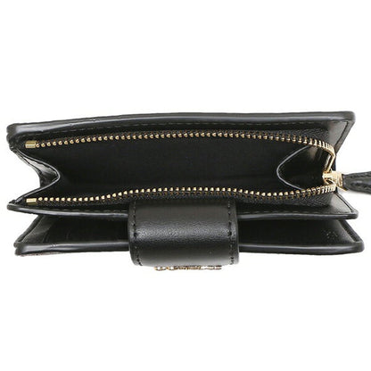 Coach Medium Corner Zip Wallet In Signature Canvas dark brown