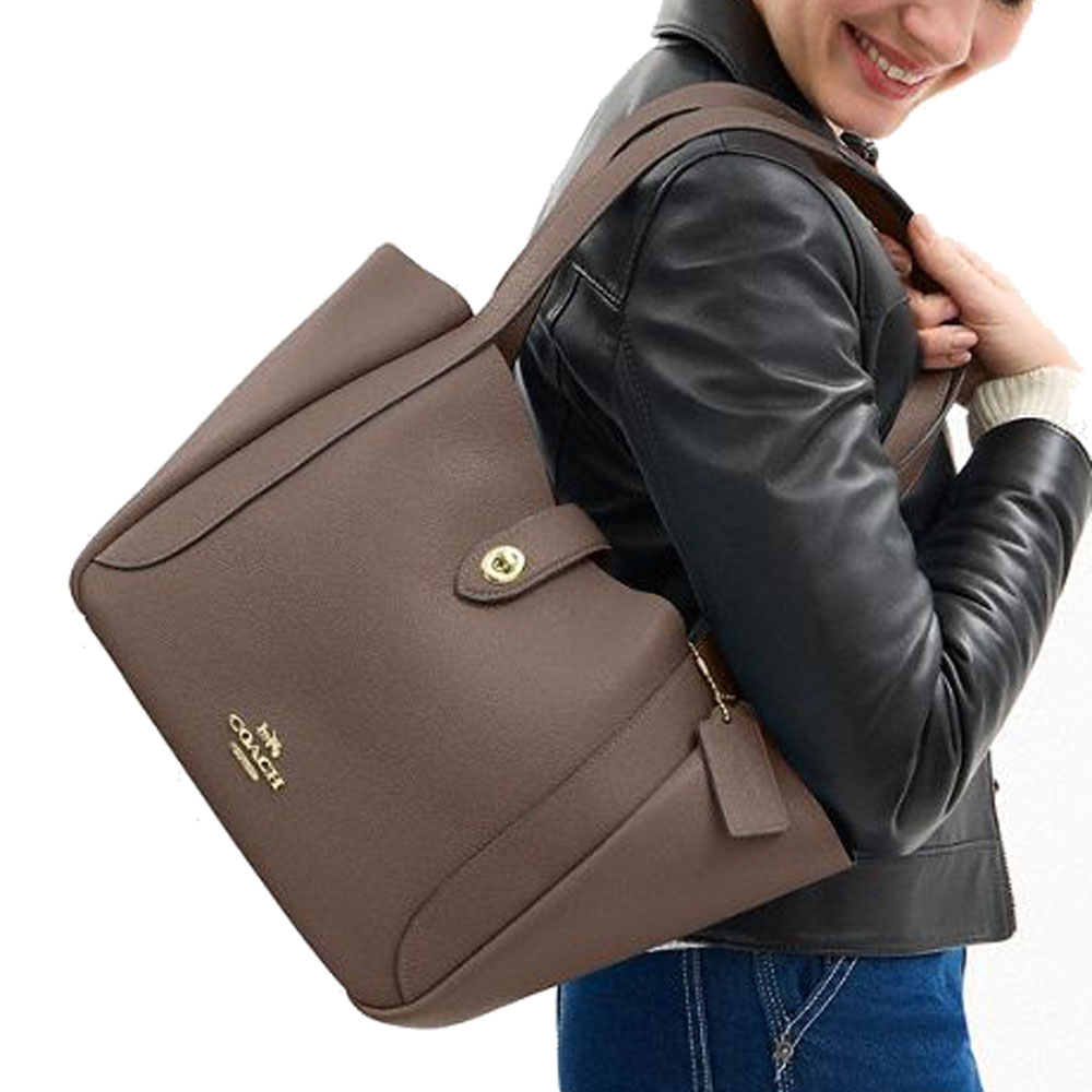 Coach Hadley Turnlock Tote Bag