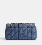 Coach Quilted Tabby Shoulder Bag Denim