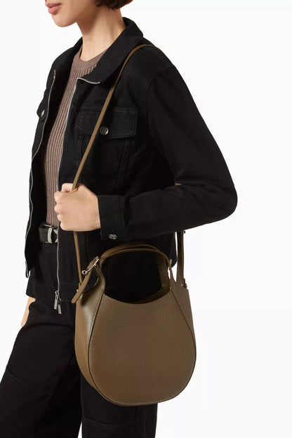 Longchamp
small Le Foulonné grained leather cross body bag