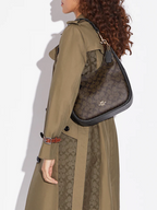 Coach Jules Hobo In Signature Canvas