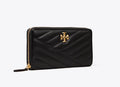 Tory burch Kira Chevron Zip Continental Wallet