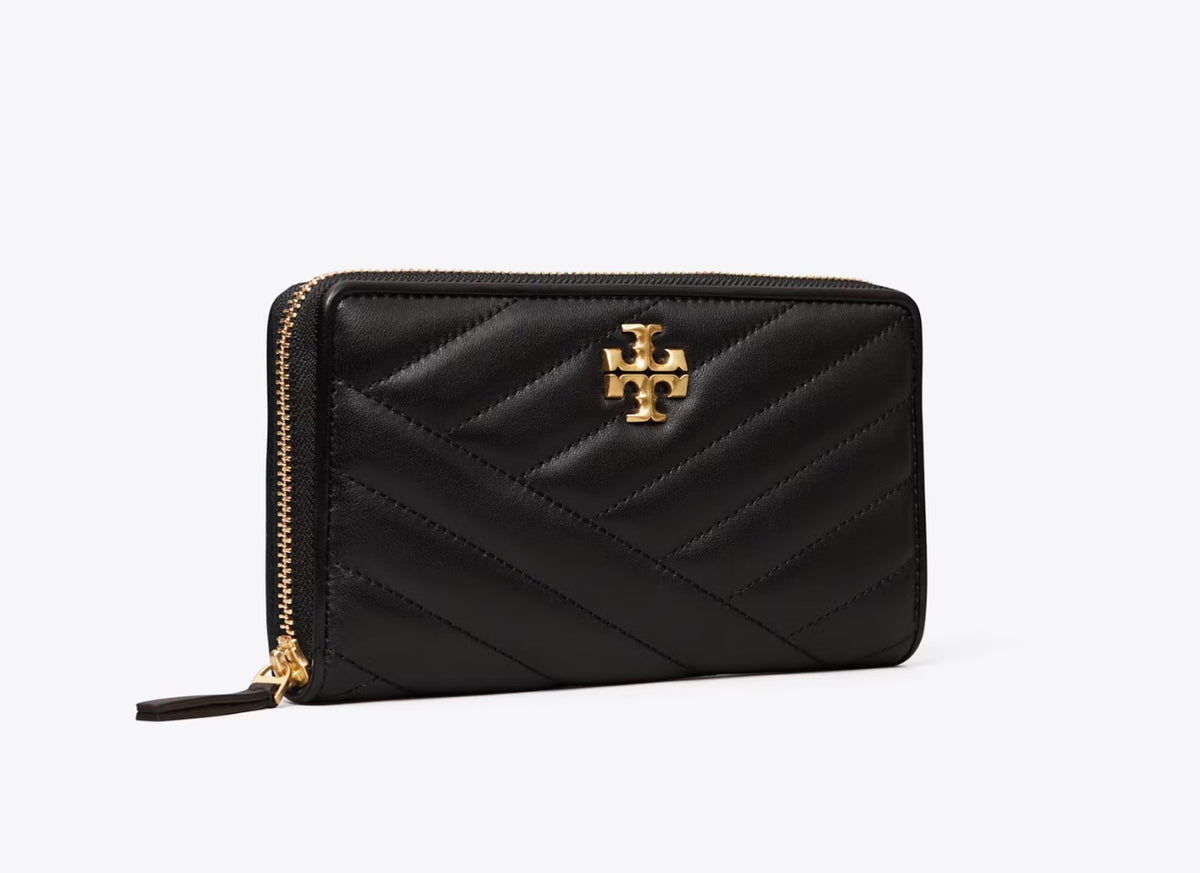 Tory burch Kira Chevron Zip Continental Wallet