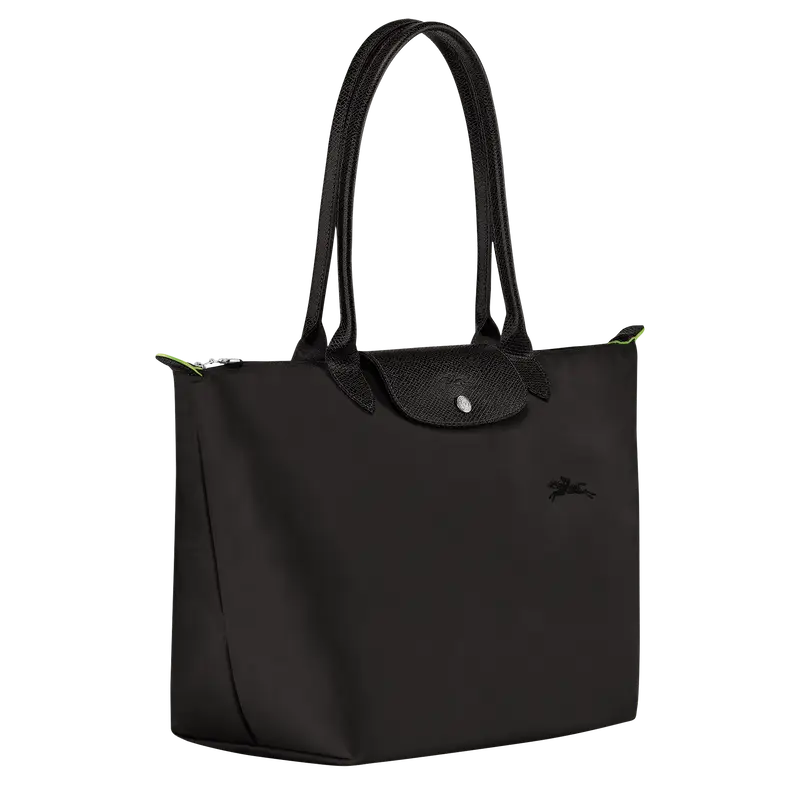 Longchamp Le Pliage Green Tote bag Black - Large