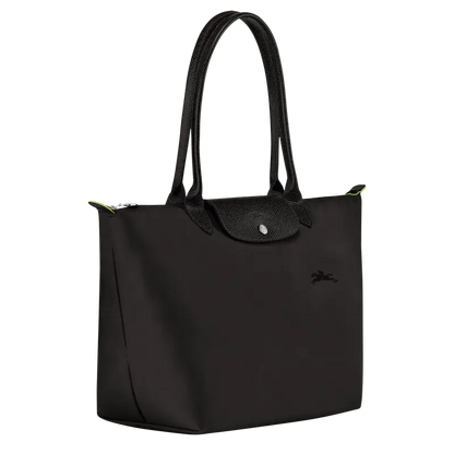 Longchamp Le Pliage Green Tote bag Black - Large