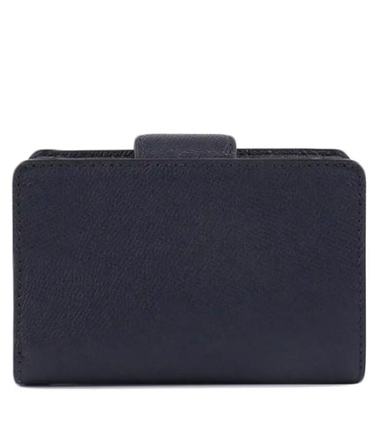 Coach Medium Corner Zip Wallet - Navy