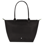 Longchamp Le Pliage Green Tote bag Black - Large