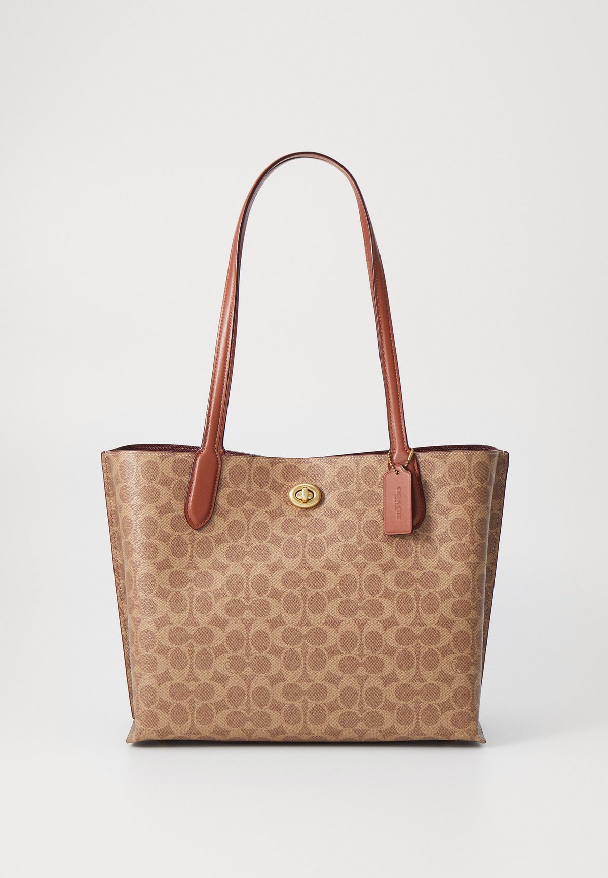 Coach Willow Tote Bag In Signature Canvas