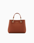 Emporio Armani Small Myea Shopper Bag With Deer Print