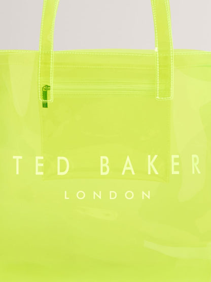 Ted Baker Yellow Large Sheicon Transparent Icon Bag