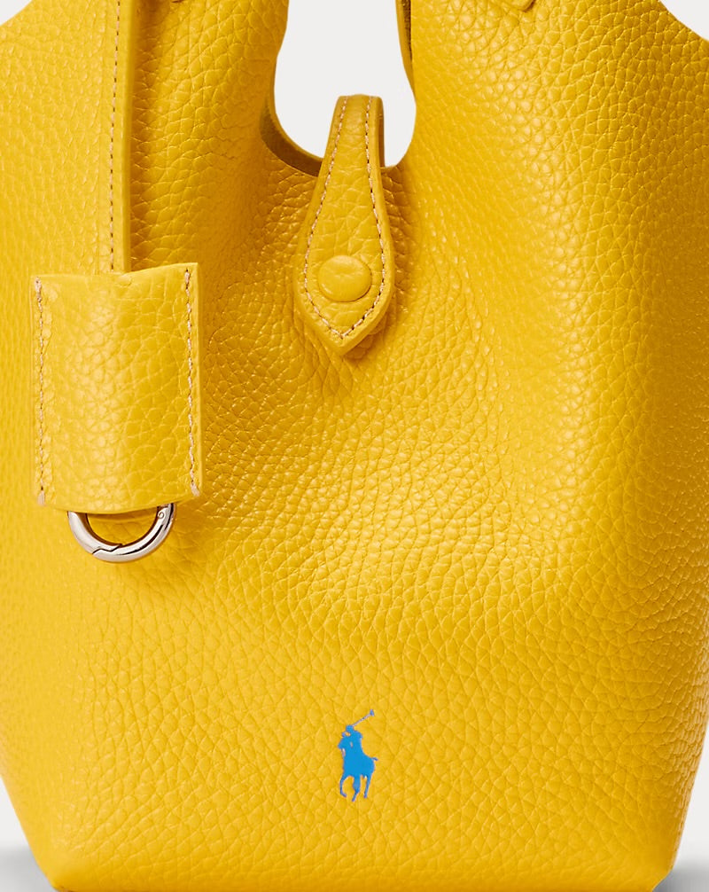 Ralph Lauren Polo Play Small Leather Tote & Crossbody