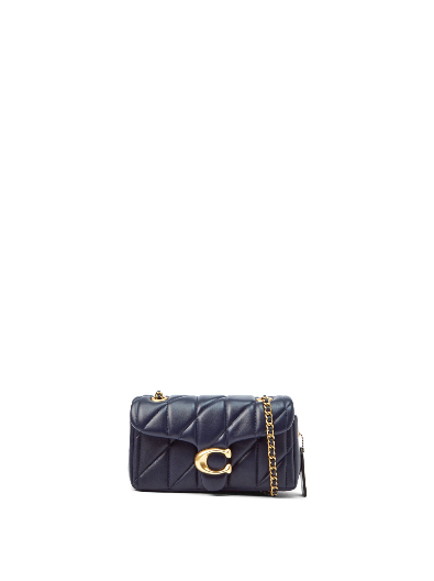 Coach Tabby 20 Shoulder Bag With Quilting in Navy