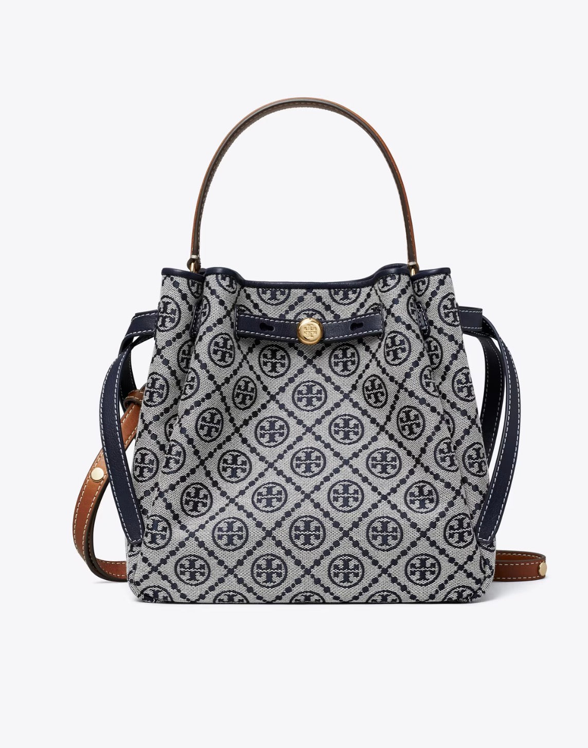 Tory Burch T Monogram Romy Bucket Bag