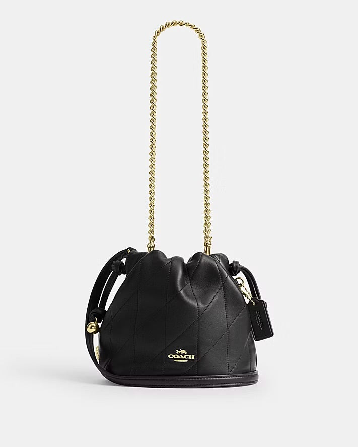 Coach Faye Mini Drawstring Bag With Quilting