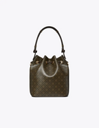 Tory Burch T Monogram Coated Canvas Bucket Bag
