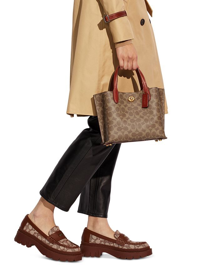 Coach Willow 24 Tote Bag in Leather