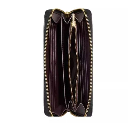Coach Boxed Long Zip Around Wallet In Signature Leather