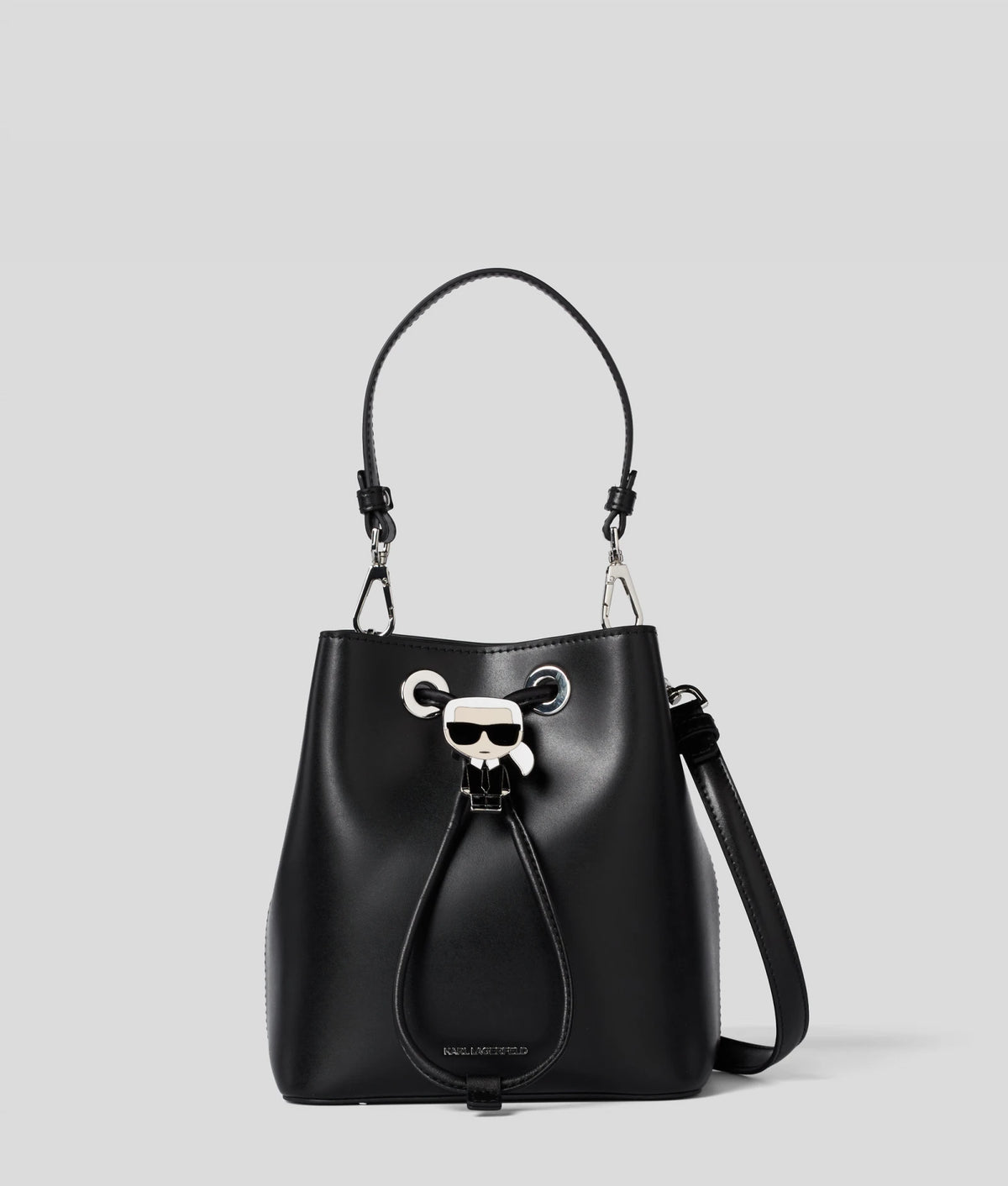 Karl Lagerfeld
K/Ikonik Bucket Bag in Leather