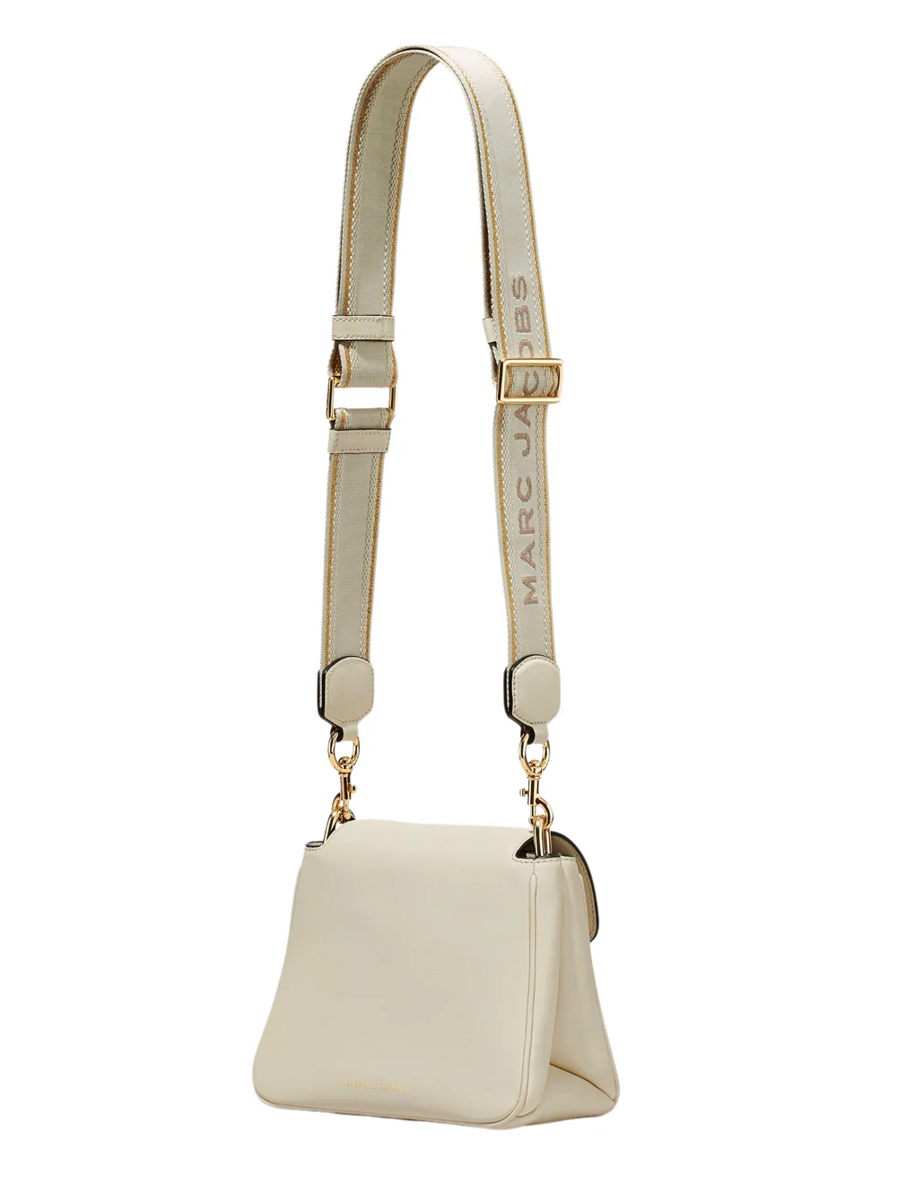 Marc Jacobs The J Marc Chain Leather Satchel Bag Cloud White