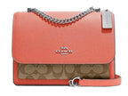 Coach Klare Crossbody In Signature Canvas r Khaki Tangerine