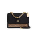 Coach Klare Crossbody Bag In Signature Canvas Tan Black