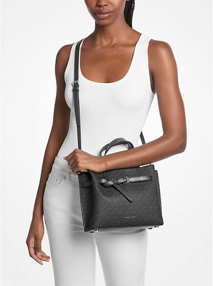Michael Kors Emilia Small Signature Logo Satchel