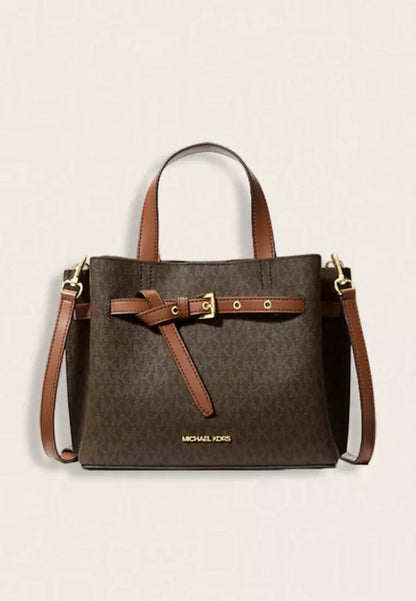 Michael Kors Emilia Small Signature Logo Satchel